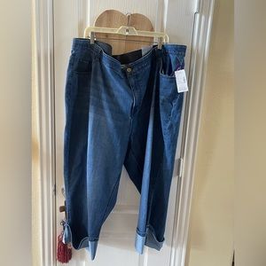 NWT Catherine’s Denim Capri - Size 32W